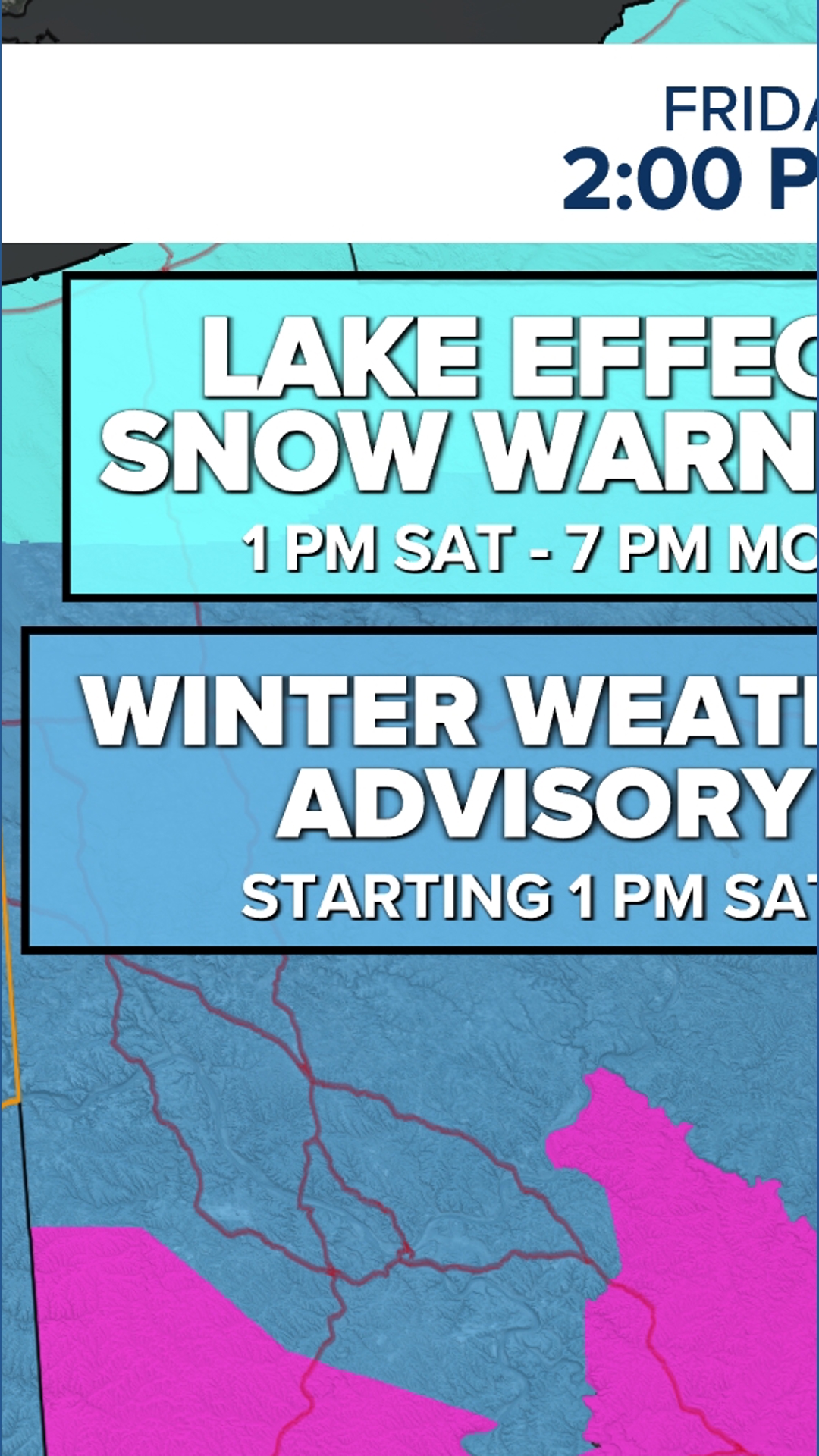 NWS cancels Lake Effect Snow Warning, Winter Weather Advisory in ...