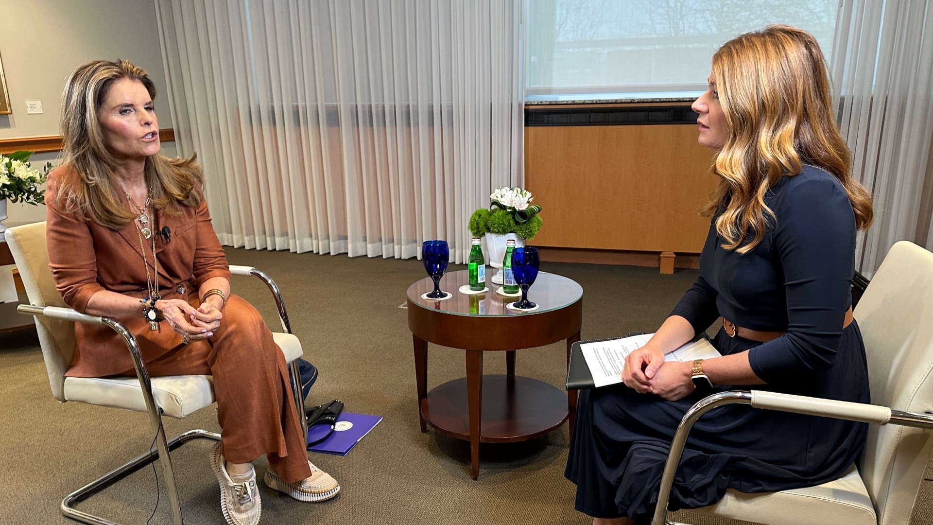 3News' Maureen Kyle sat down with Maria Shriver at Cleveland Clinic to discuss her new women's health initiative.