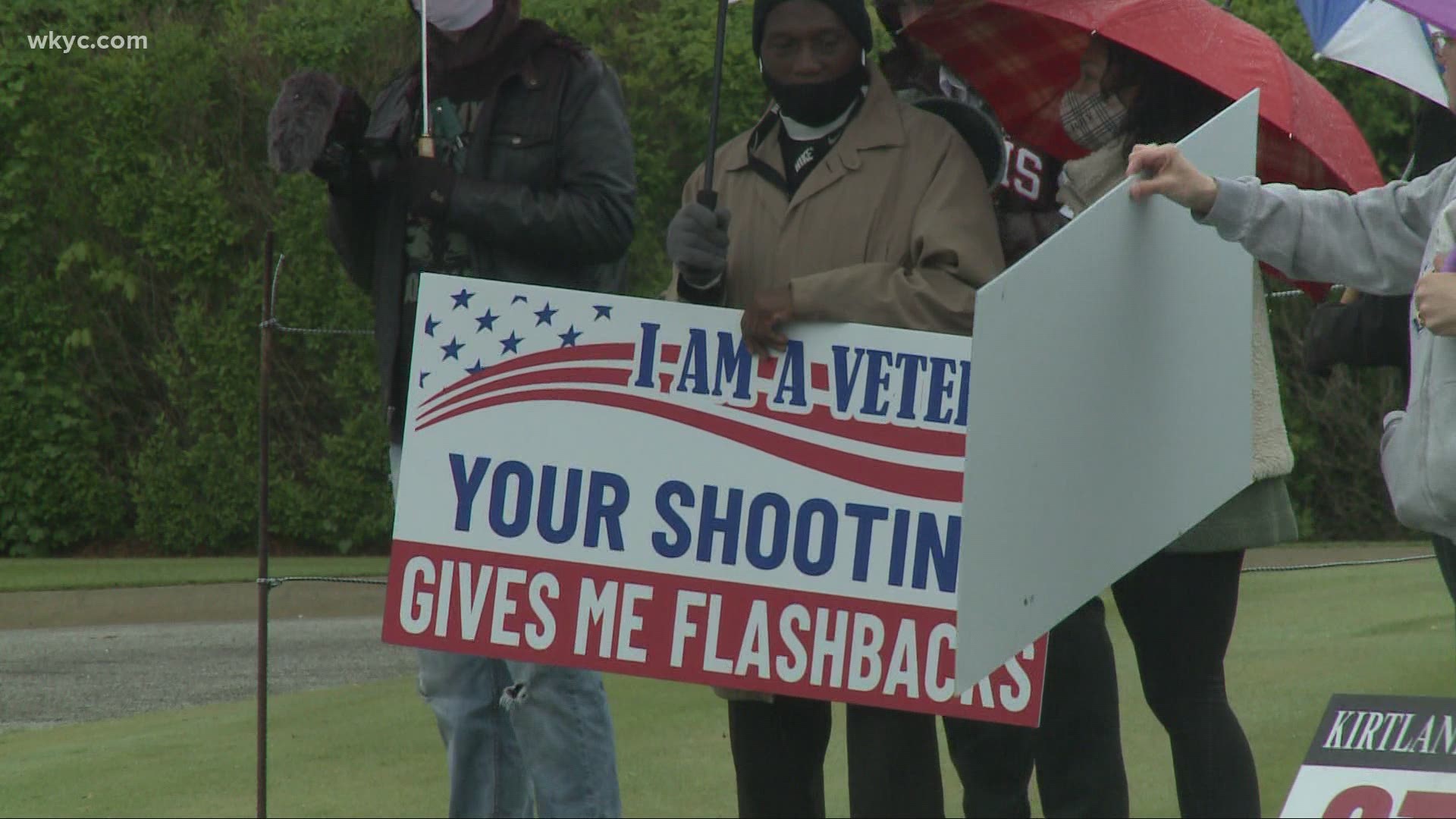 Protesters say that the skeet shooting is dangerous and hurtful. The Kirtland Country Club says it's well within its rights to allow the shooting to continue.