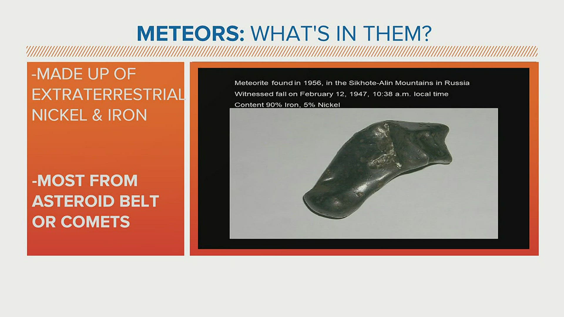 More about meteors