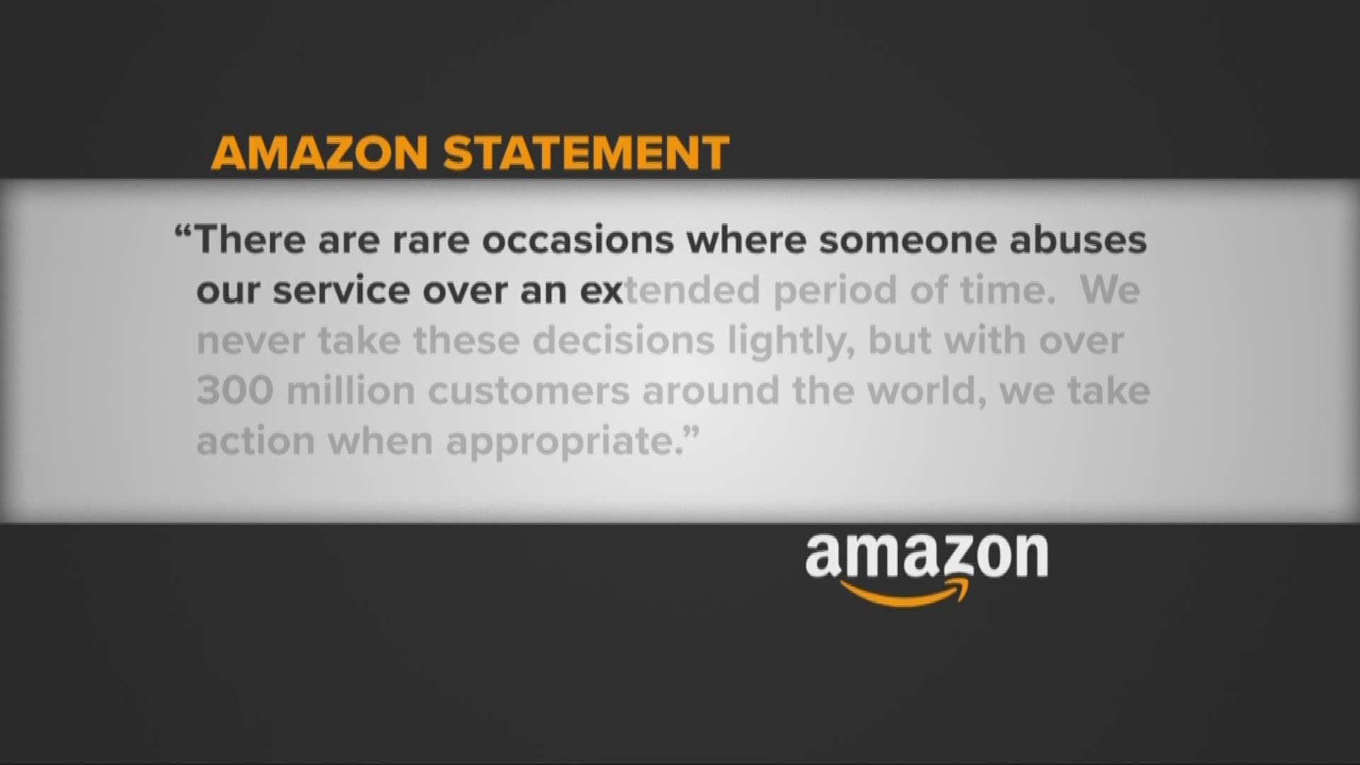 Amazon can blacklist customers that make too many returns