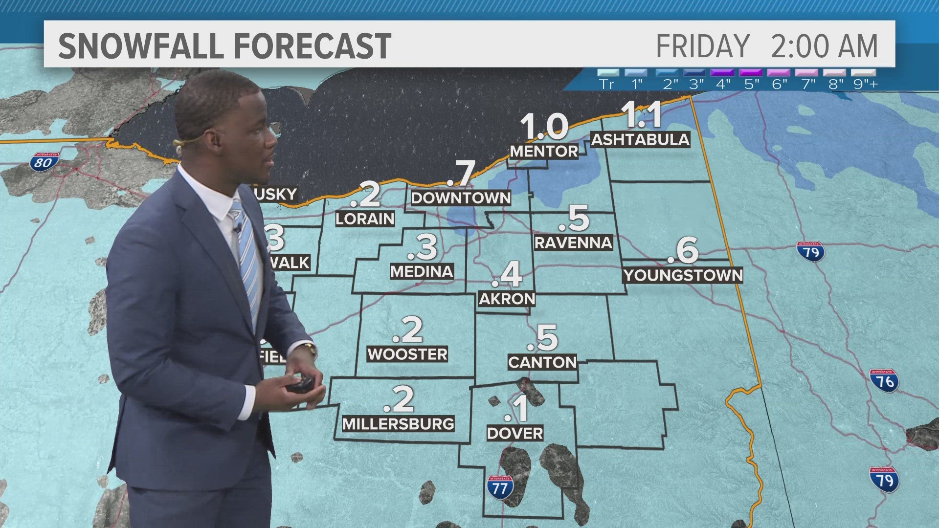 After a mild December, we'll start the month of January on the colder side.