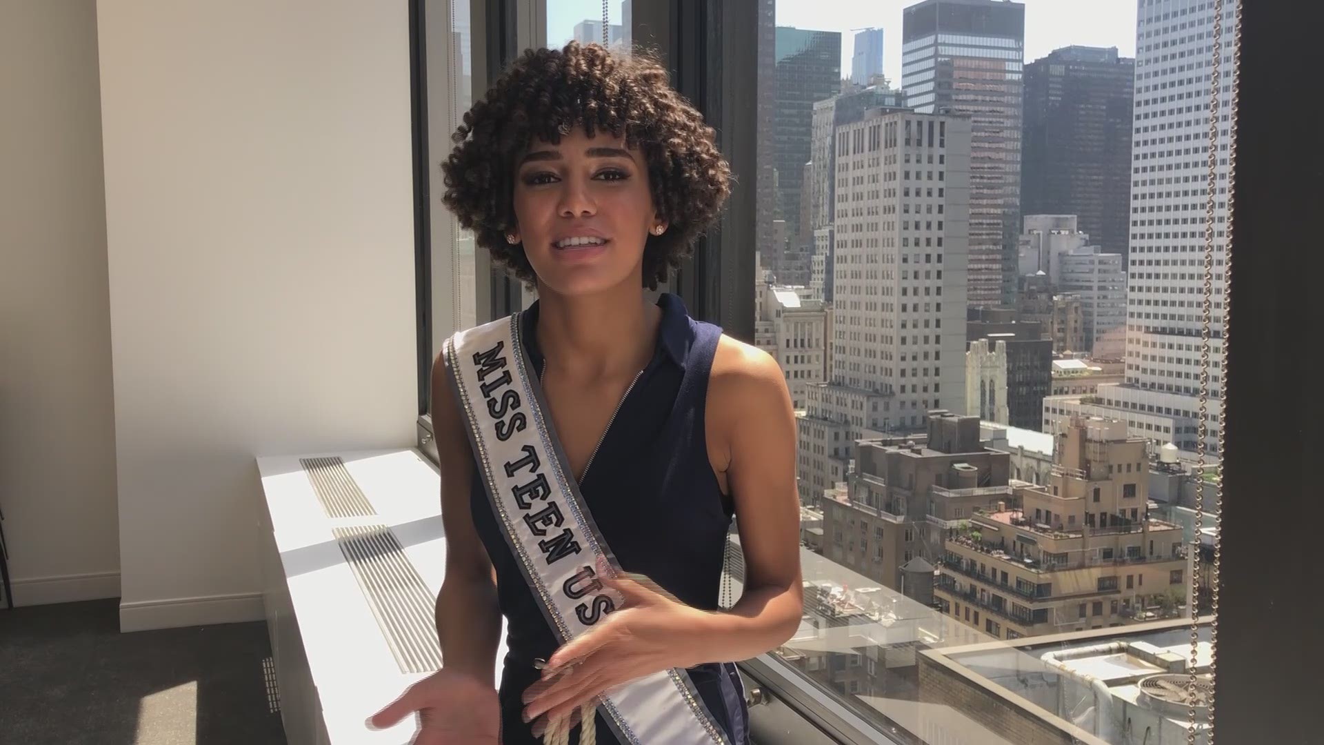 Miss Teen USA, Kaliegh Garris, sends message to local teen