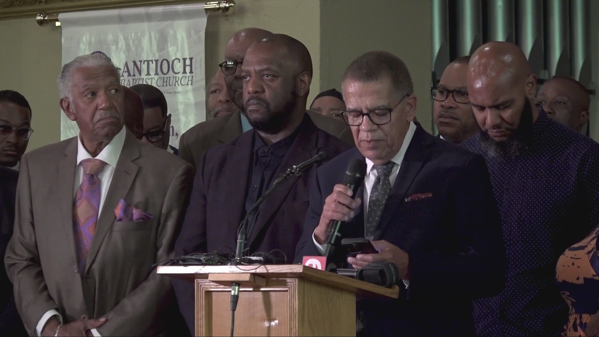 Rev. Dr. Tony Minor, manager of faith community outreach at MetroHealth, outlined a possible plan in combatting and responding to violence.