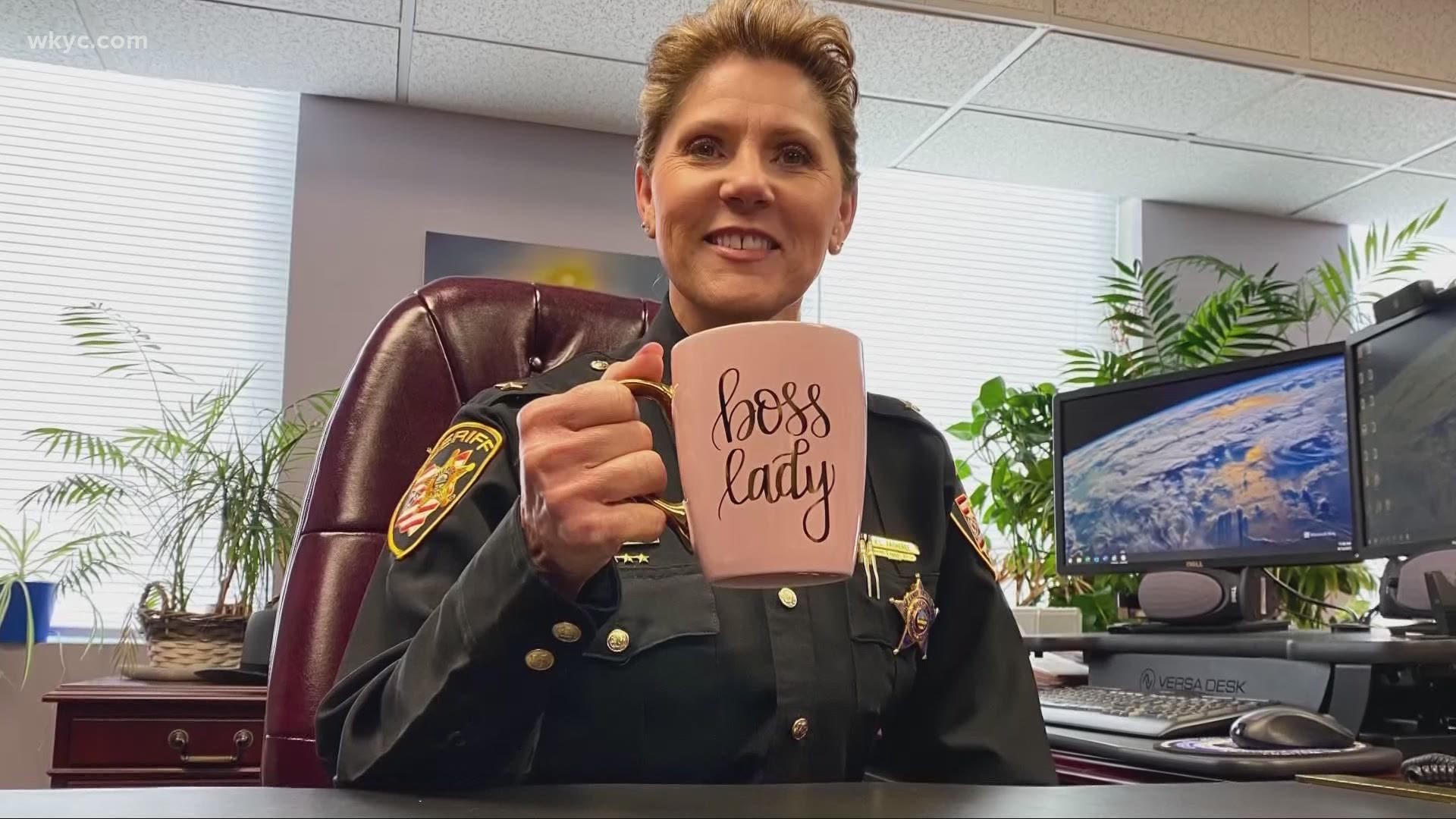 She is one of only six female sheriffs in the state of Ohio's history and one of less than 60 currently elected around the nation.
