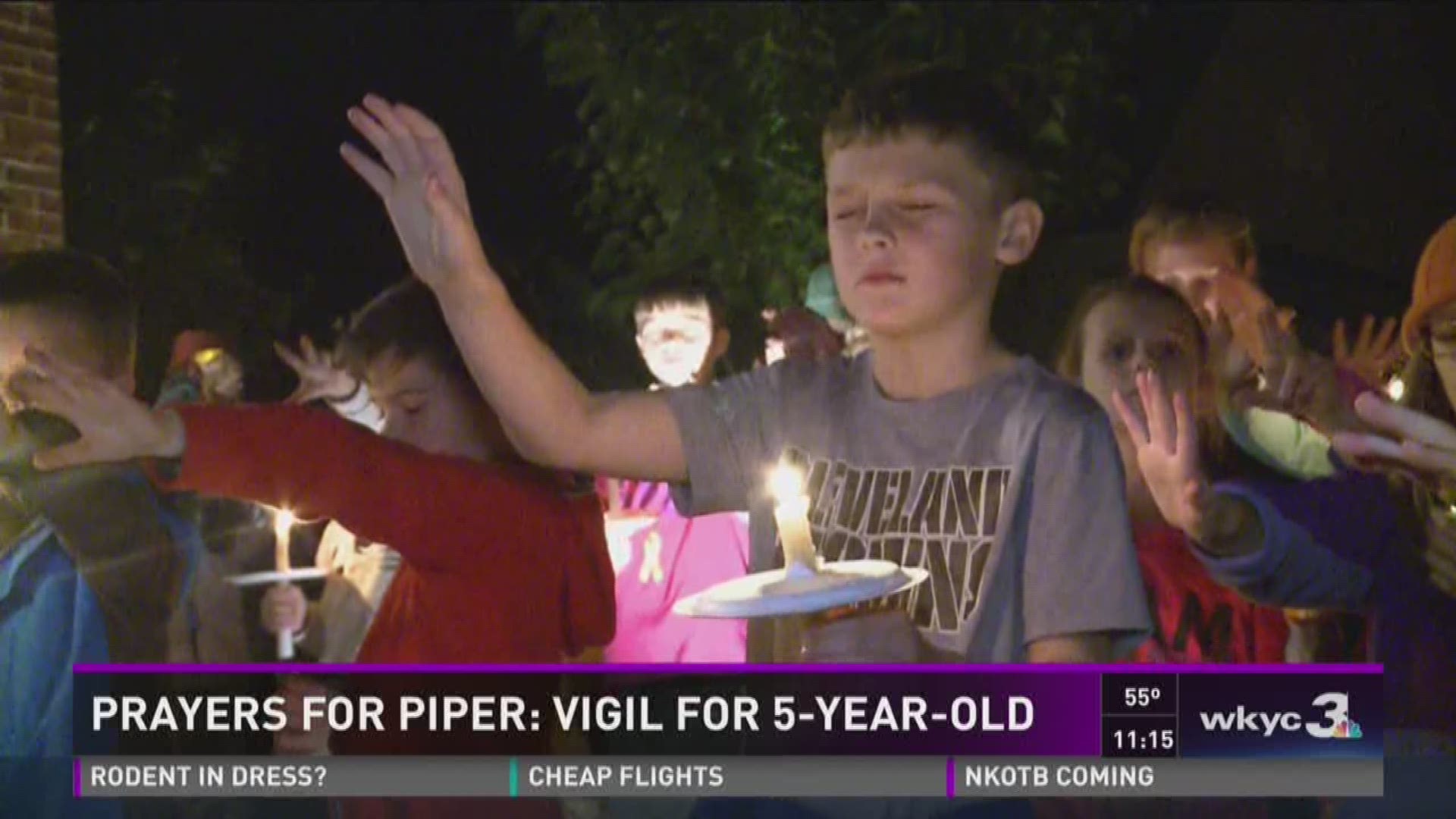 Prayers for Piper: Vigil for 5 year old