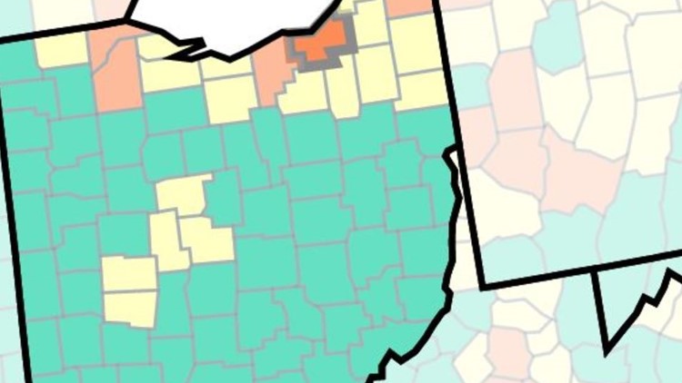Cuyahoga, Lorain, Ashtabula counties at CDC's 'high' community level of COVID-19: What that means for you