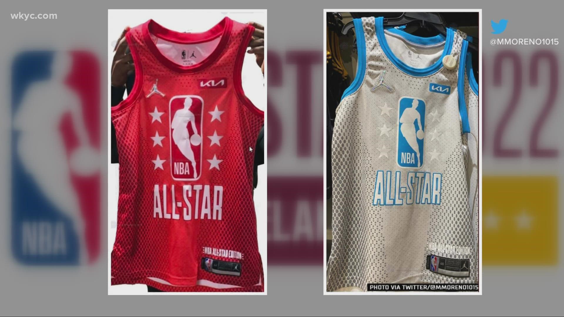 The jerseys for the 2022 NBA All-Star Game in Cleveland have leaked online.