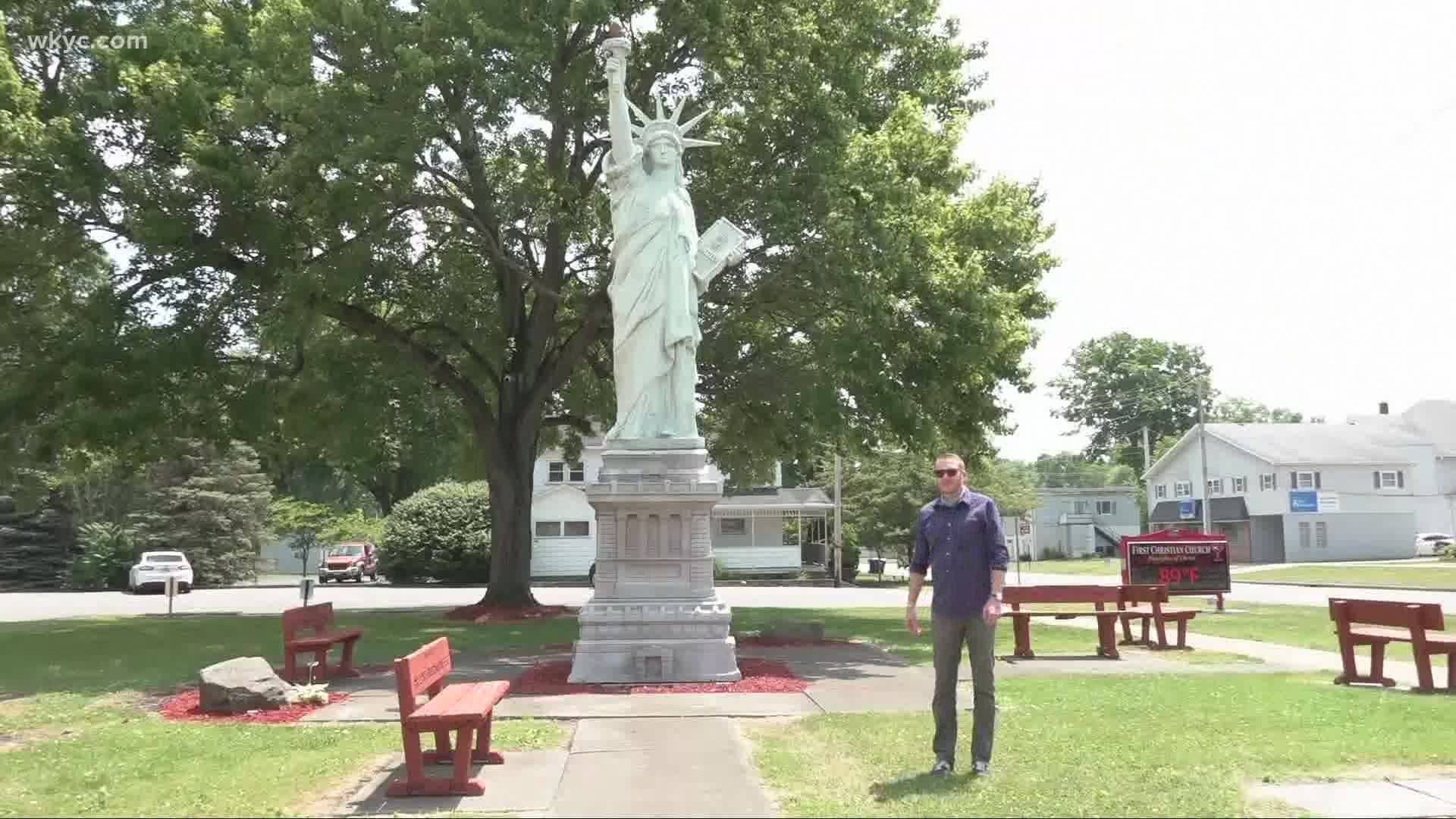 The city manager offered to accept some of the statues that are being torn down across the country.  Mike Polk Jr. has more on this.