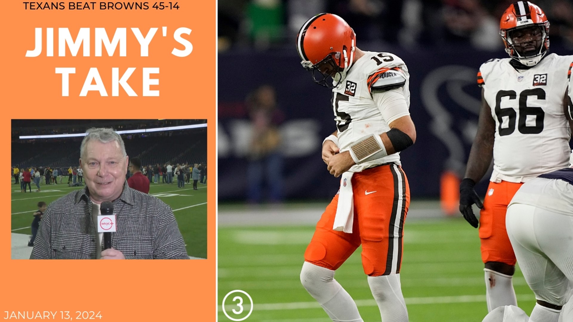 Jim Donovan breaks down the Browns embarrassing playoff loss to the Texans.