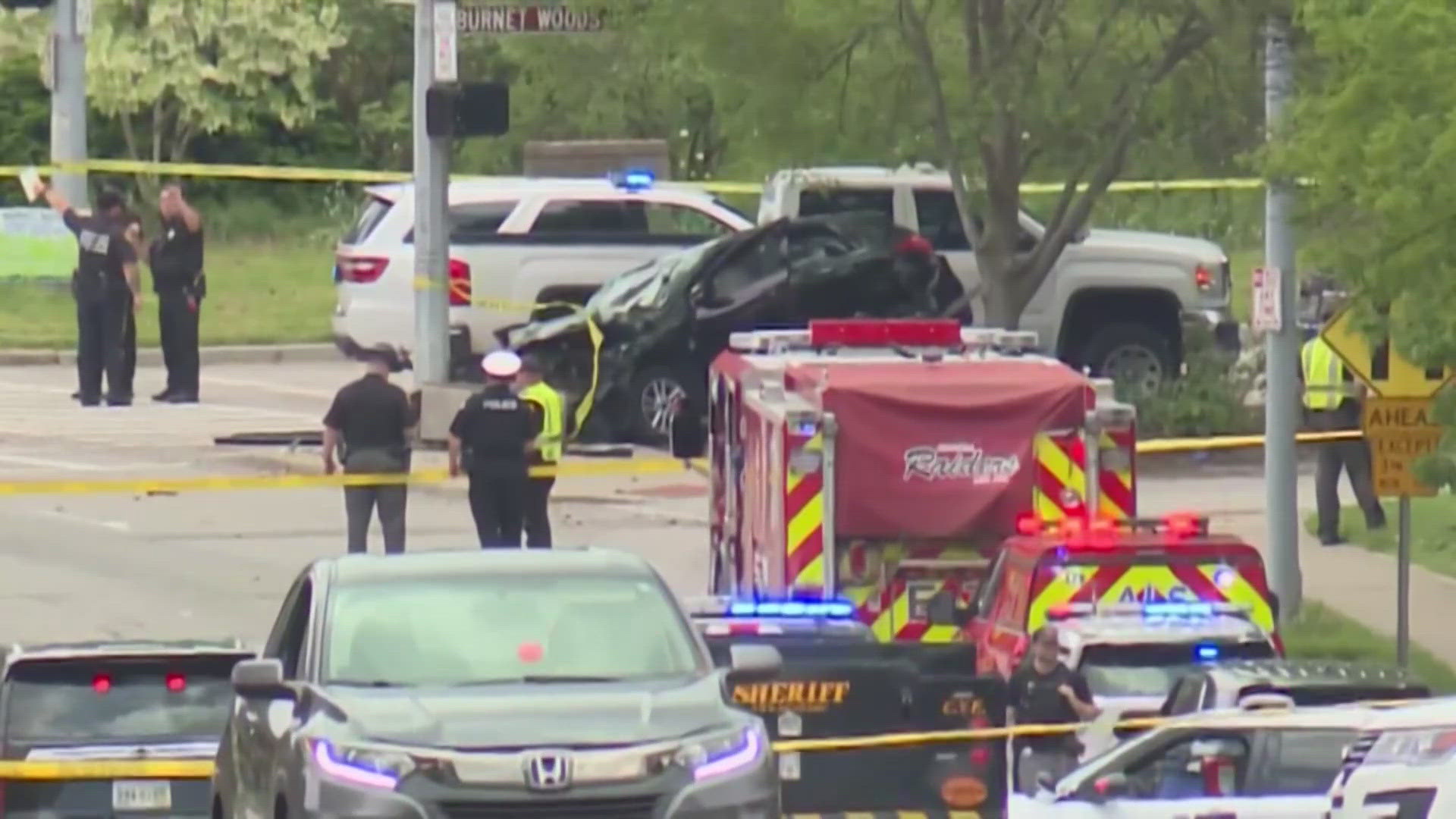 The driver of the car, 38-year-old Rodney Hinton Jr., was charged with aggravated murder in the deputy’s death, police said.