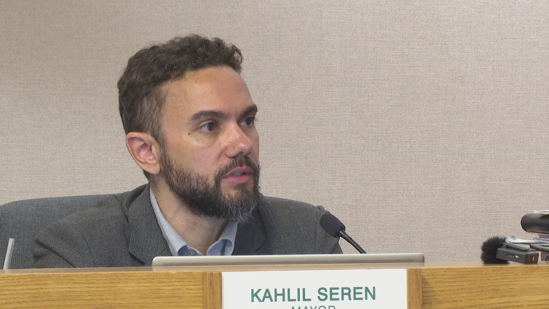 'I just want to say this council by no means is my overseer, and I am not your Negro,' Seren told councilmembers, quoting author and activist James Baldwin.