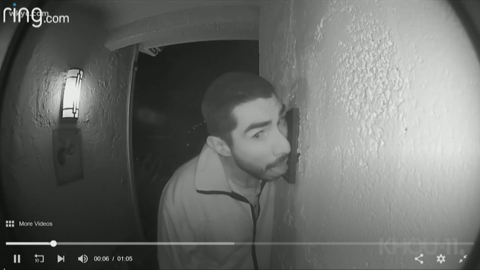 Jan. 9, 2019: This is just one of those stories you can't believe. A camera captured video of a man licking a stranger's doorbell for three hours on a California porch.