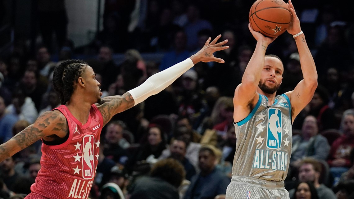 Stephen Curry sets NBA All-Star Game record for 3-point makes