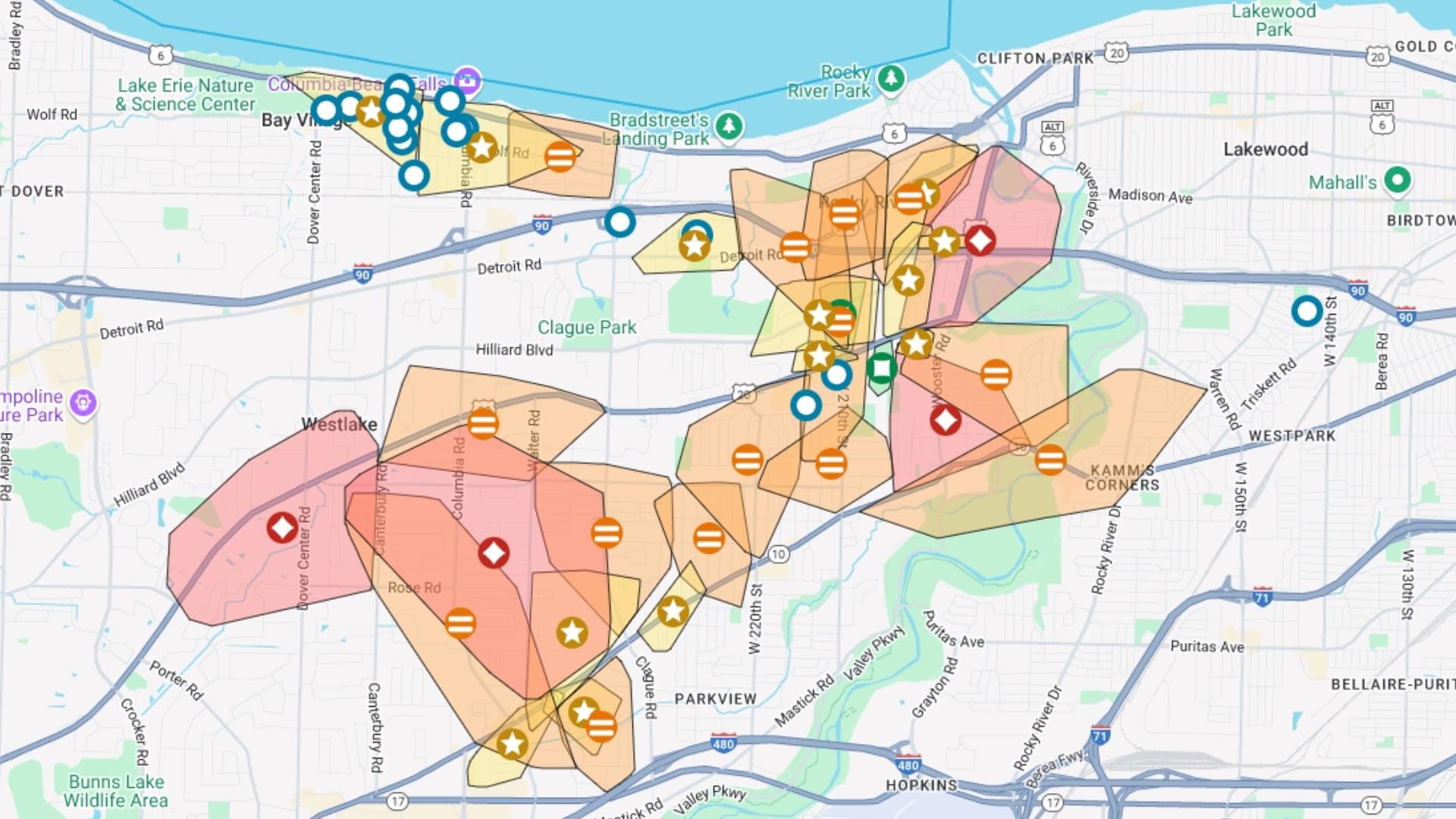 Power restored to thousands in Cuyahoga County | wkyc.com
