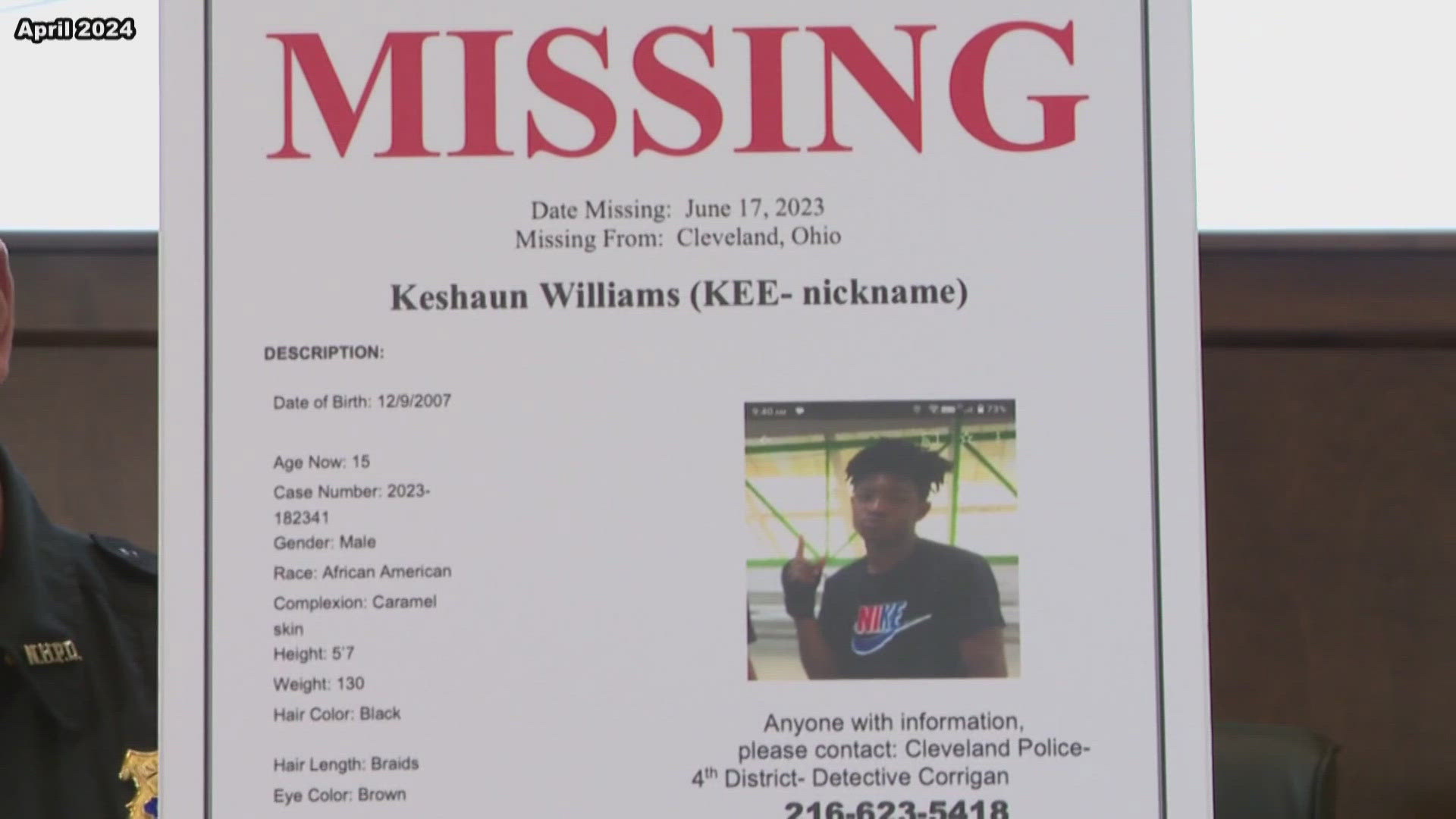 Keshaun became the focus of an Ohio Amber Alert after he vanished in Cleveland.