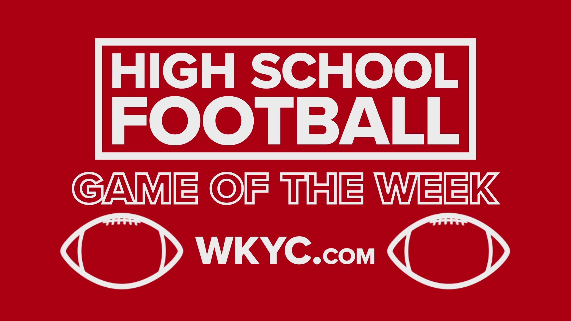 WKYC's High School Game of the Week is currently suspended due to weather.  Orange is leading 28-14 over Wickliffe in the fourth quarter.
