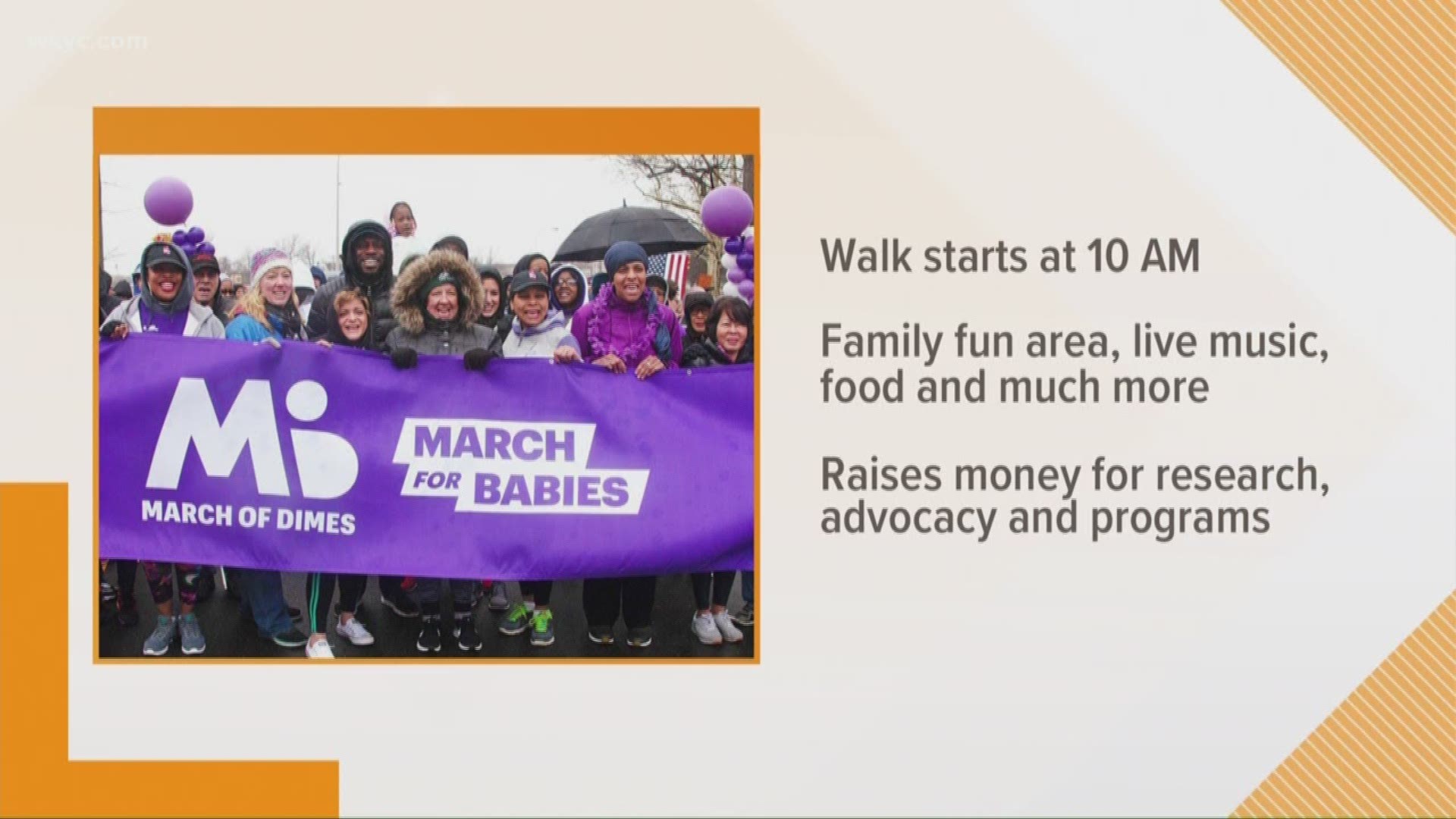 Lindsay gives us a glimpse at the March for Babies with Erin Turner of the March of Dimes.