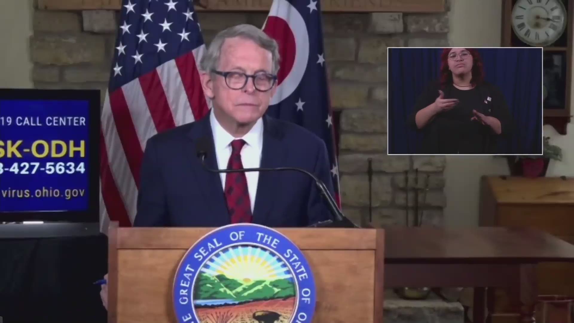 Ohio Governor Mike DeWine declined to comment on Dr. Amy Acton considering a run for U.S. Senate in Ohio.