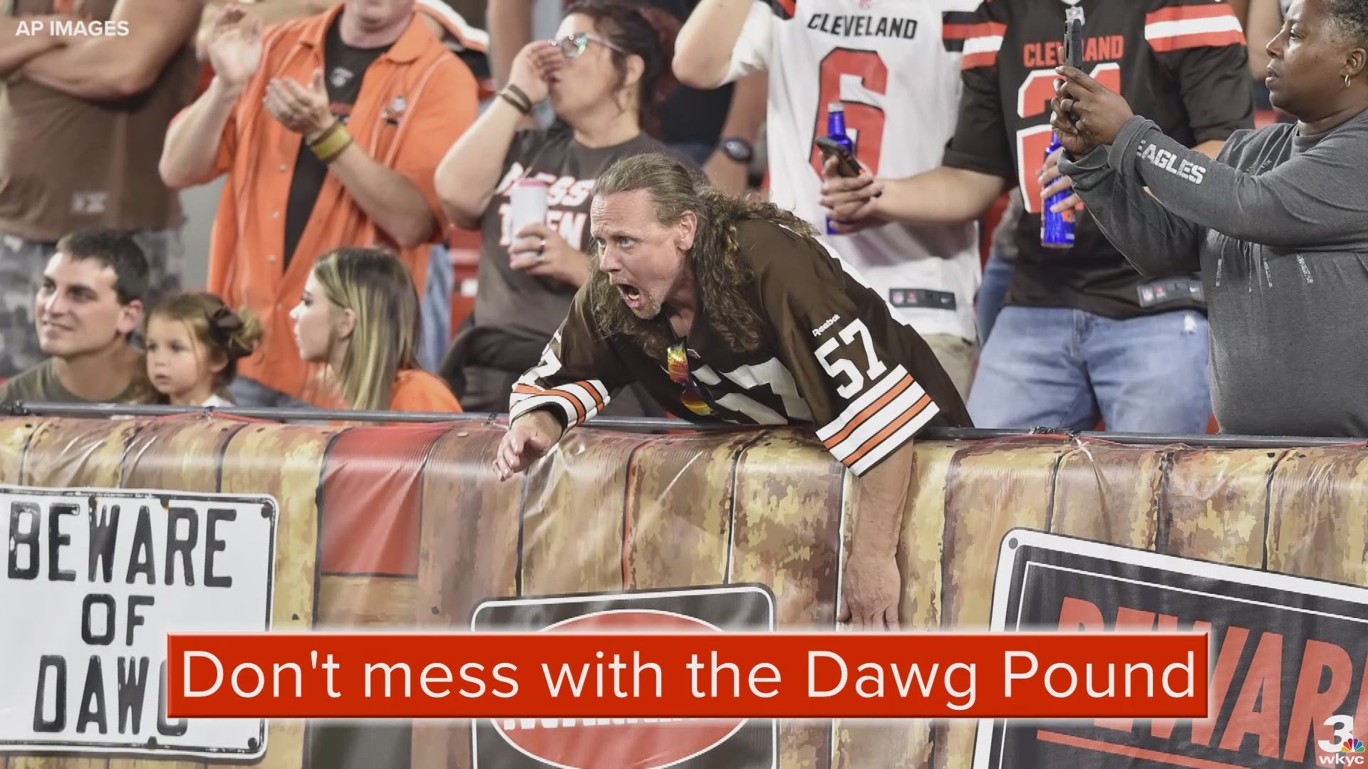Don't mess with the Dawg Pound.