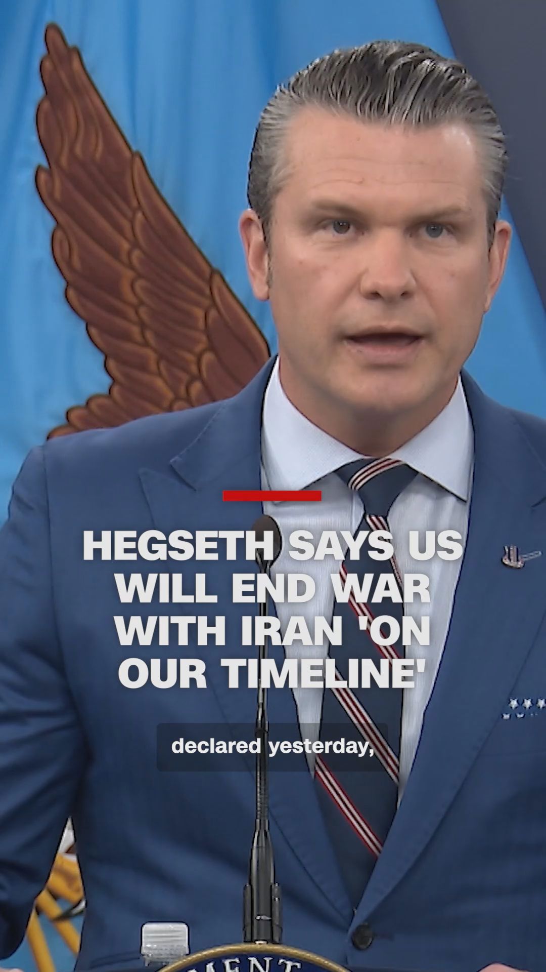 Hegseth says U.S. will end war with Iran 'on our timeline' | wkyc.com
