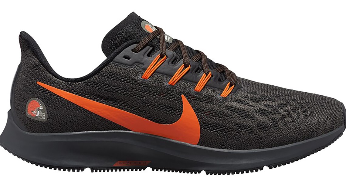Cleveland Browns Nike running shoes now on sale