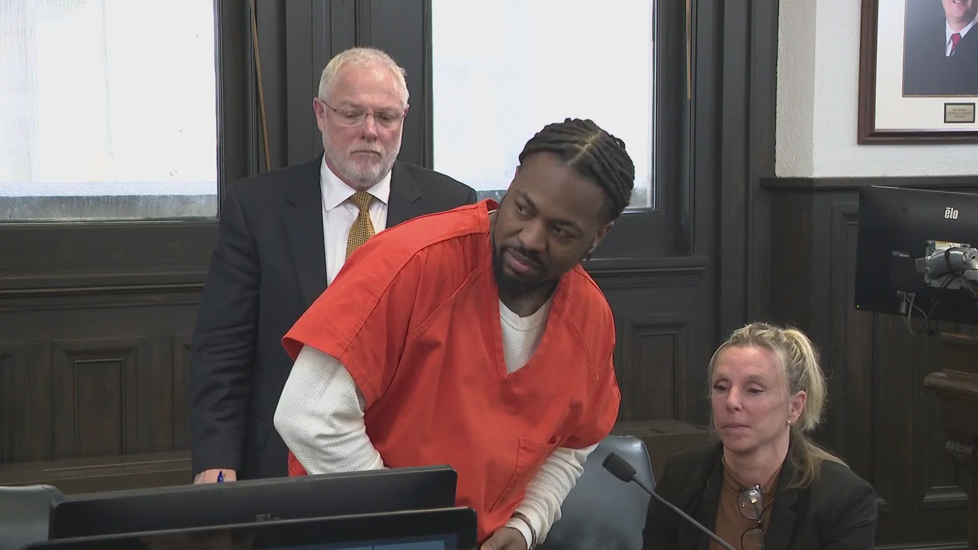 Kinard was found guilty on several charges, including voluntary manslaughter, for last year's shooting death of George "Geo" Jensen on I-76 in Norton.