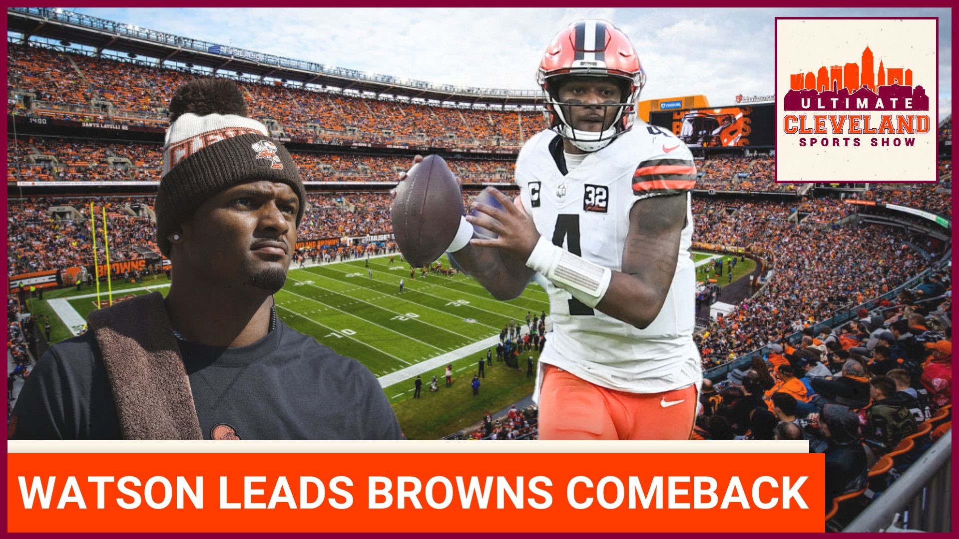 Deshaun Watson balls out in the second half and leads the Browns to a 33-31 win over the Ravens