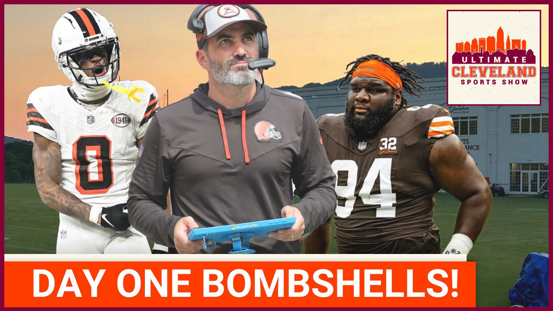 Kevin Stefanski already dropped a BOMBSHELL at Cleveland Browns training  camp + Guards bats are MIA