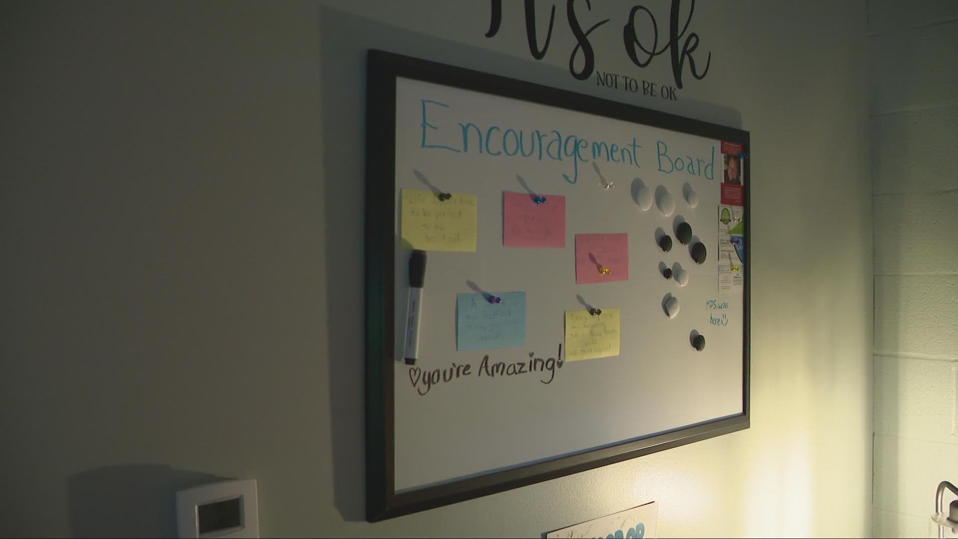 3News' Hollie Strano gives an update on how school districts in Northeast Ohio are bringing special rooms to help students with mental health.