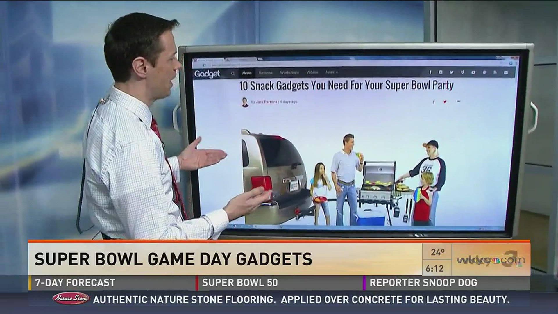 Feb. 5, 2016: Looking forward to Super Bowl Sunday, WKYC's Greg Dee gives a guide to tech items that will take your game day celebration to the next level. Want more? Be sure to follow @GregDeeWeather for loads more daily tech and weather updates.