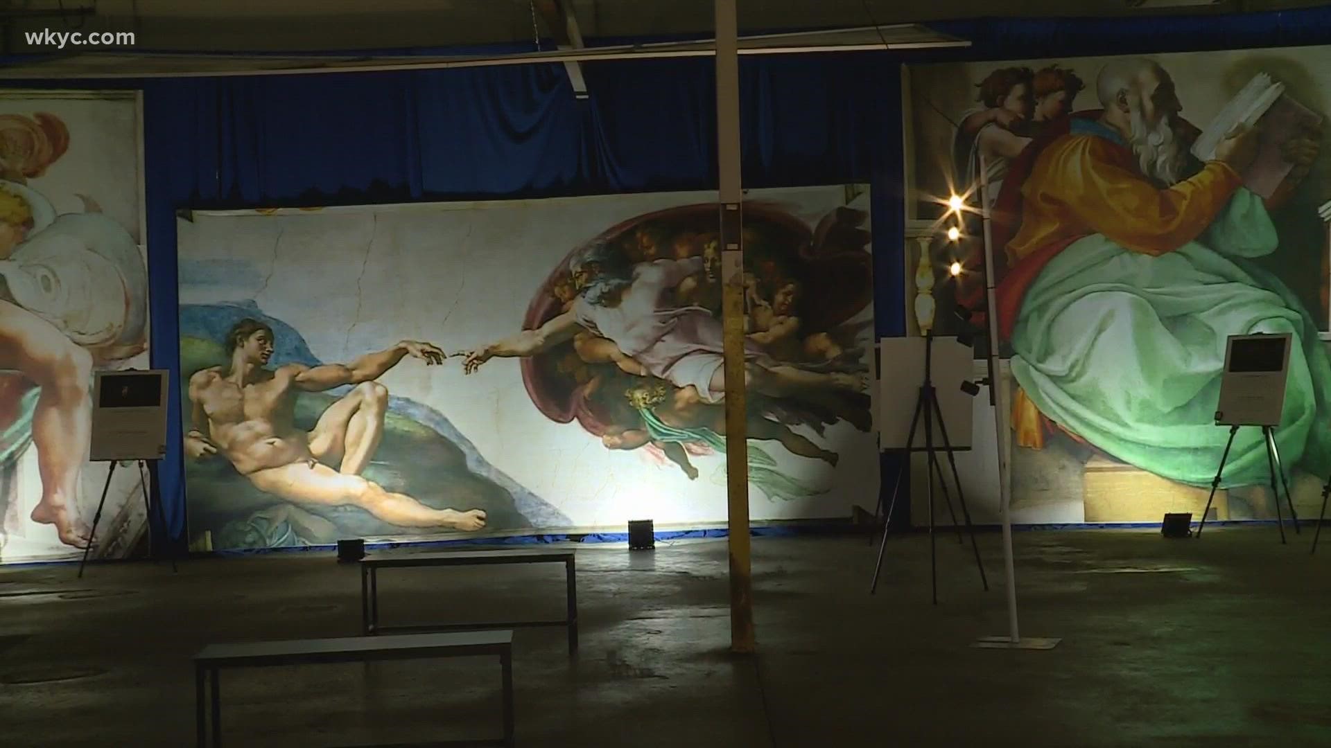 The Michelangelo Sistine Chapel Exhibit runs through the end of February in Mentor.