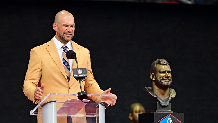 Men NFL Hall Of Fame Iconic Gold Jacket