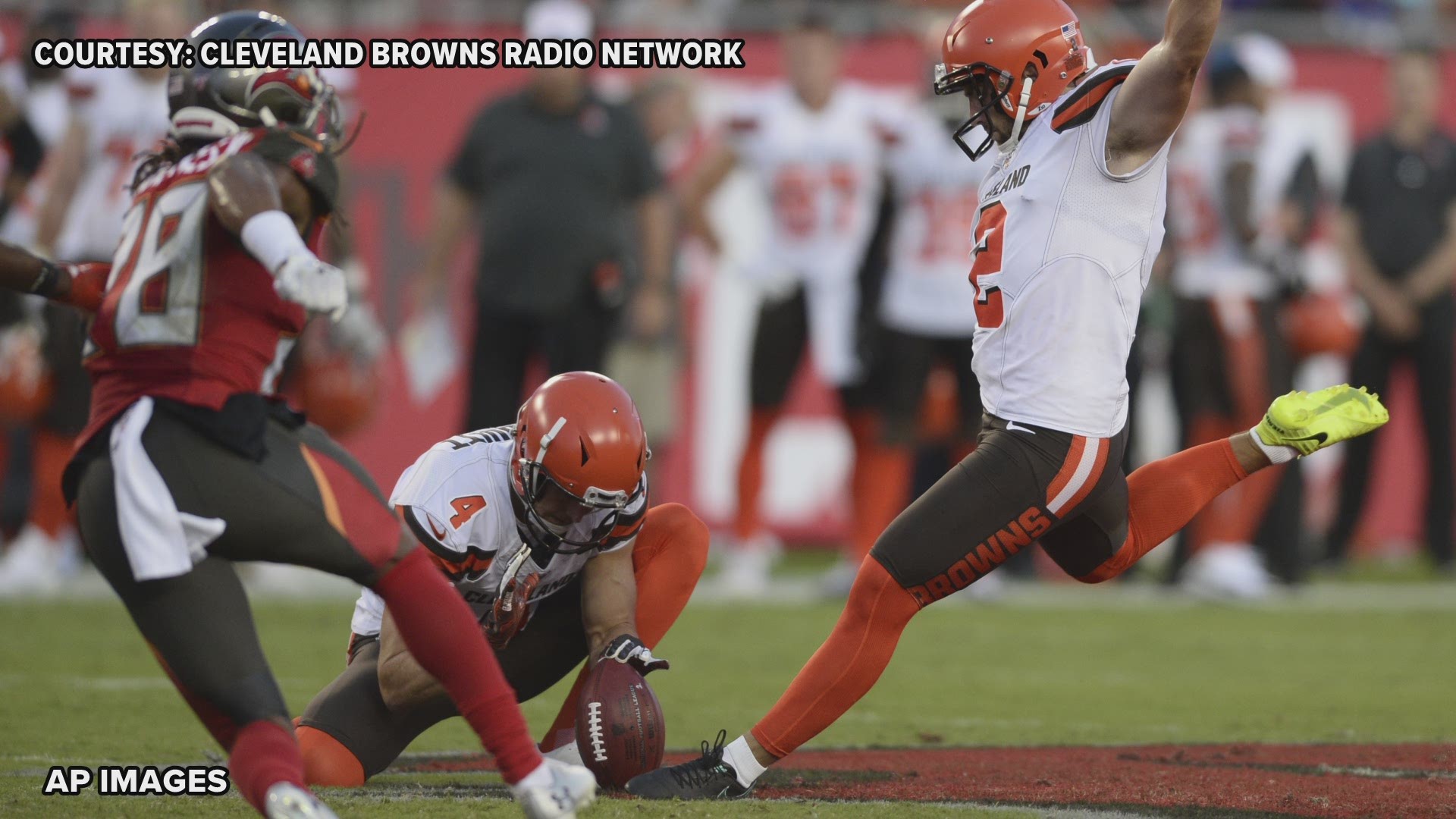 Seibert kicked four field goals in all as the Browns fell to the Bucs, 13-12 in the third exhibition game of the 2019 preseason.