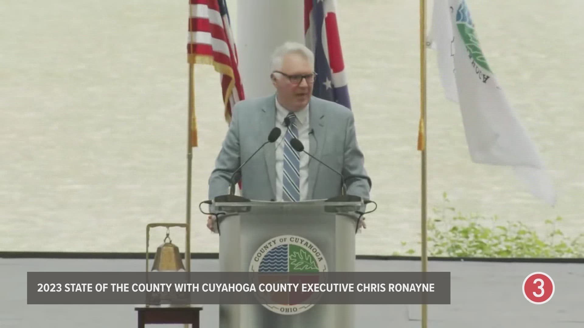 During the 2023 State of the County, Cuyahoga County Executive Chris Ronayne spoke about the Cuyahoga County Jail.