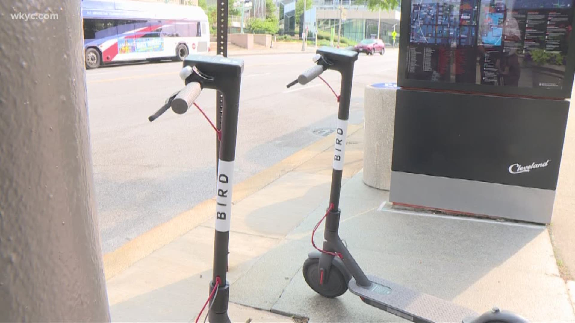 Bird Ride scooters make debut in Cleveland, city plans to confiscate unattended scooters