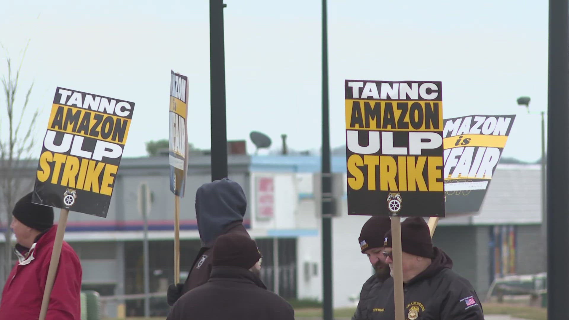 Teamsters picket outside Akron Amazon facility: Legally Speaking | wkyc.com