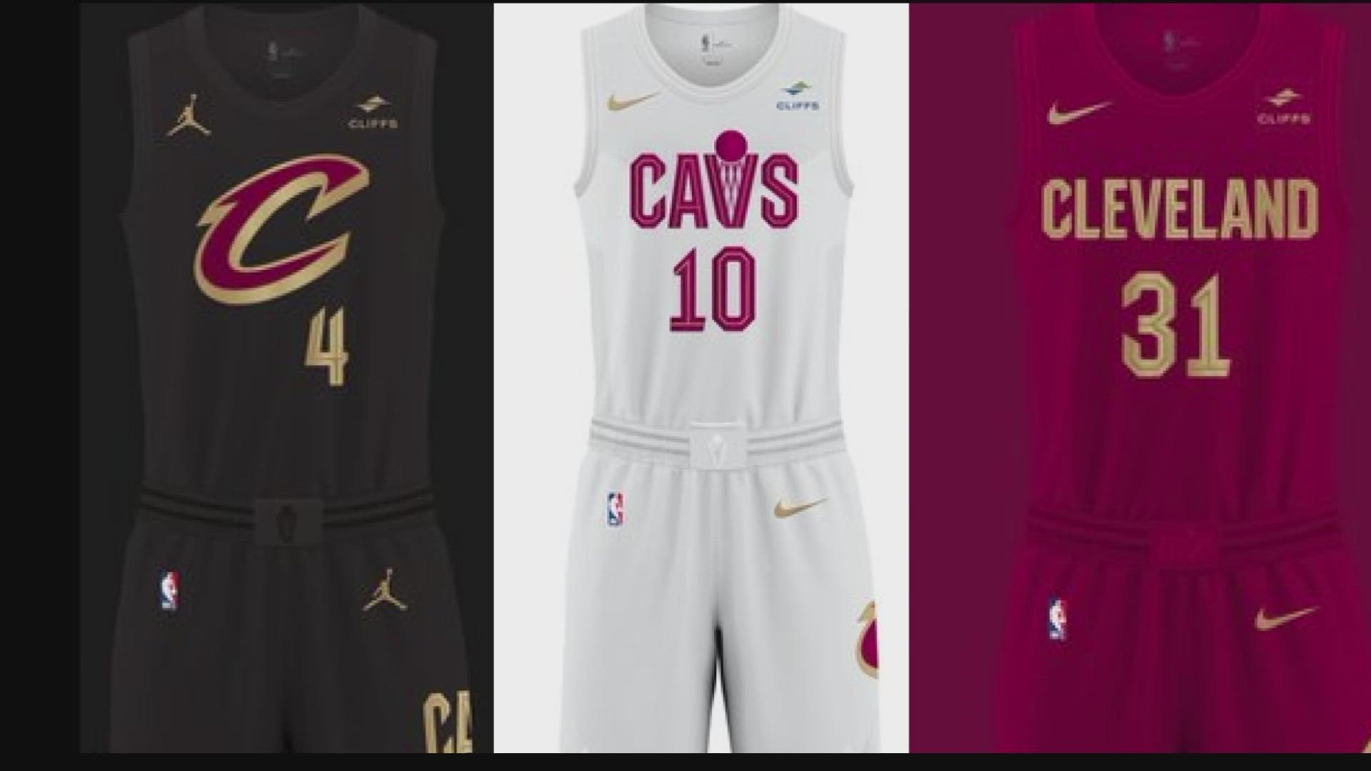 cavs jerseys over the years