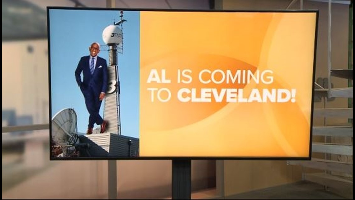 The moment Al Roker met Slider of the Cleveland Guardians 