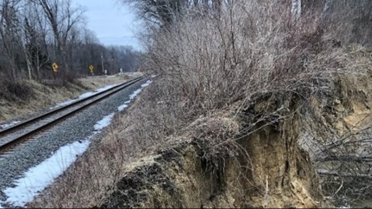 Cuyahoga Valley Scenic Railroad cancels national park scenic rides through May 1 due to river erosion repairs