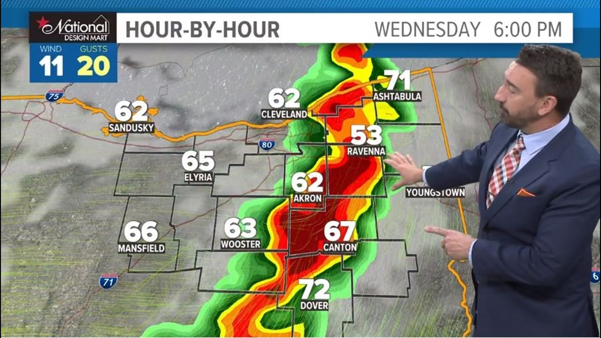 We could have some strong to severe storms today. 3News' Matt Wintz has the hour-by-hour details in his morning weather forecast for Wednesday, April 17, 2024.