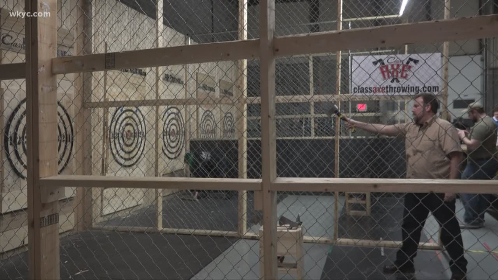 Ax throwing growing in popularity around Northeast Ohio