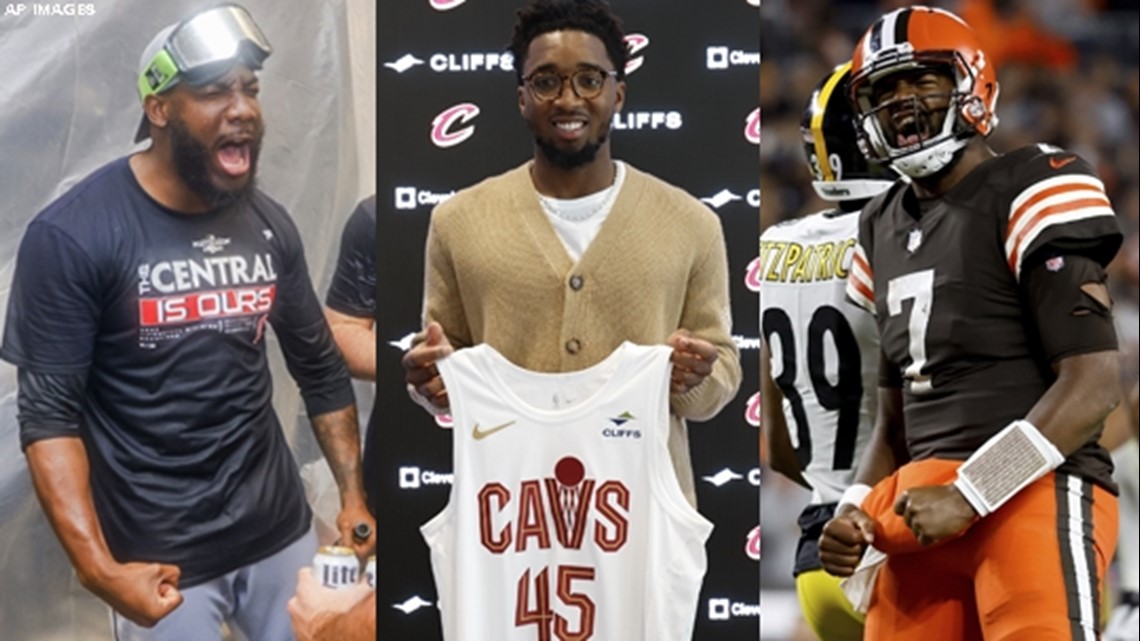 Official Cleveland browns Cleveland indians Cleveland cavaliers
