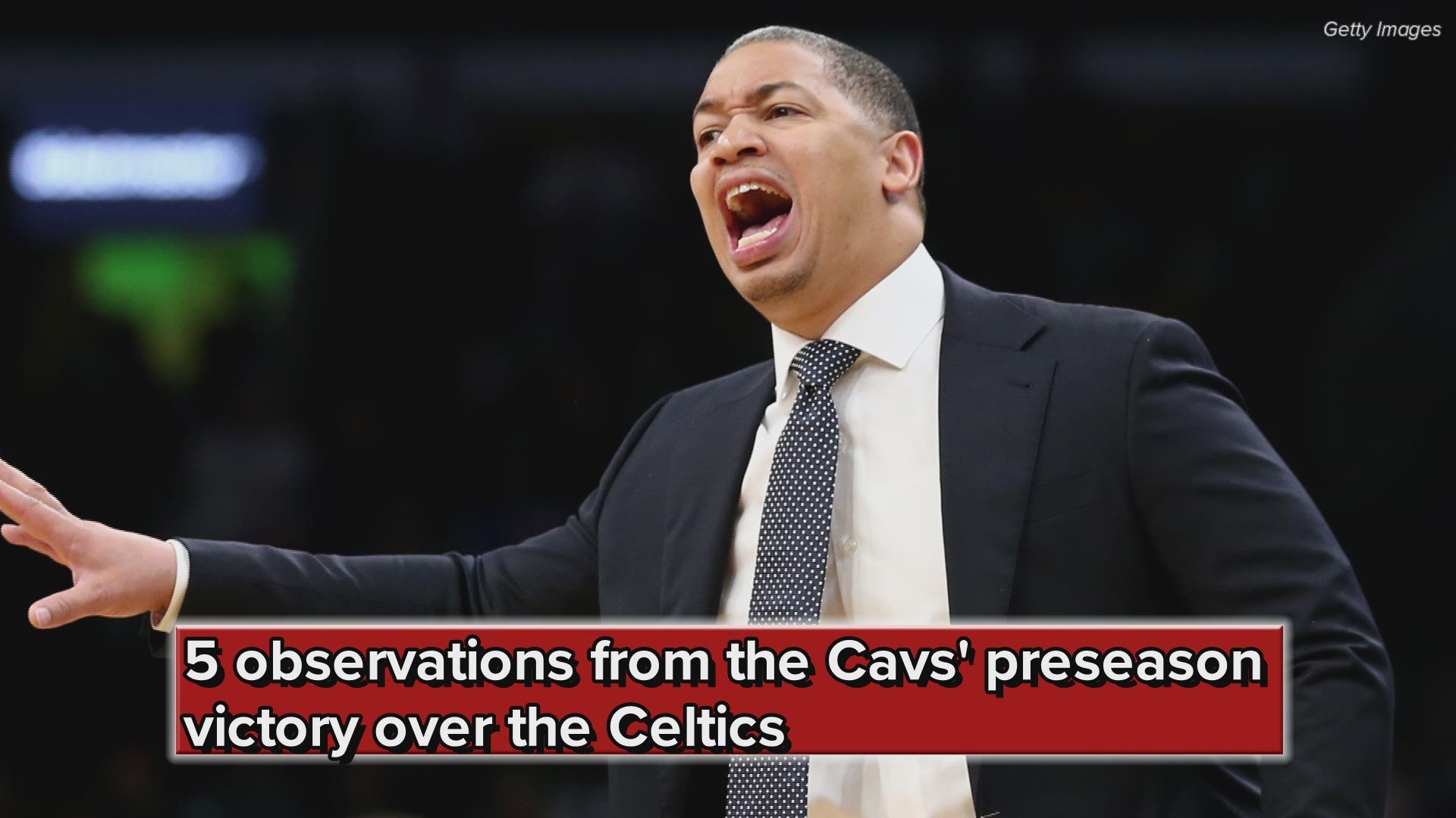 5 observations from the Cleveland Cavaliers' preseason victory vs. the Boston Celtics