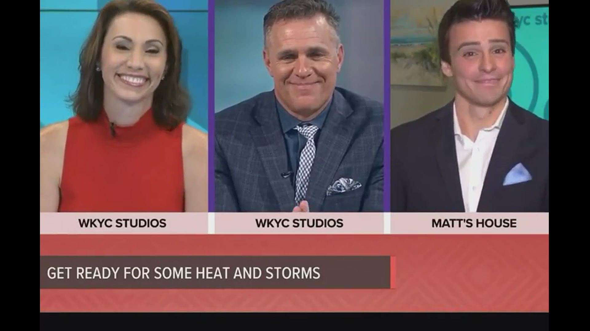 Meteorologist Matt Standridge dropped the mic... literally.