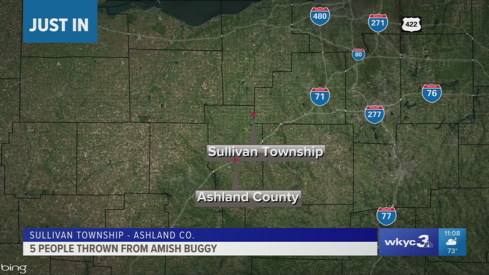 Several injured after truck strikes Amish buggy in Ashland County