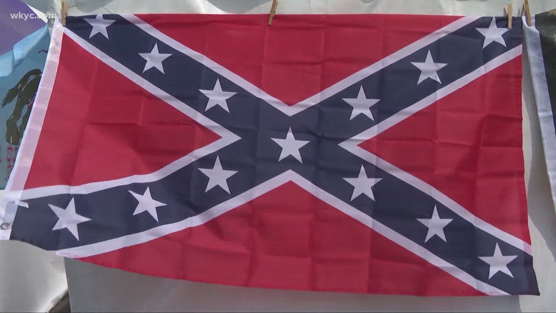 Brent is calling on the Lorain County Fair to ban confederate flags from the fairgrounds. She says the flag should be banned as a racist symbol.
