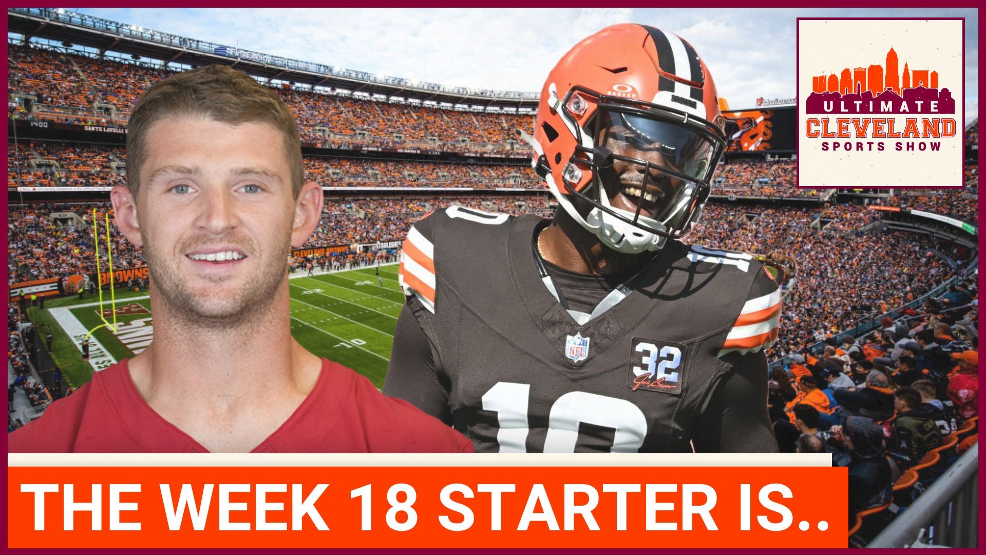 Who should be the Cleveland Browns starting QB for week 18?