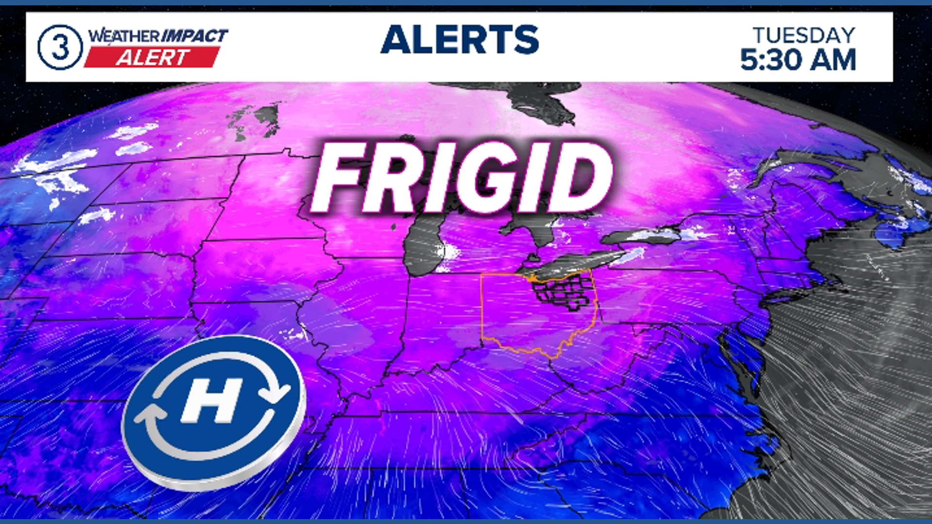 Weather Impact Alert: Dangerously cold wind chills today in Northeast ...