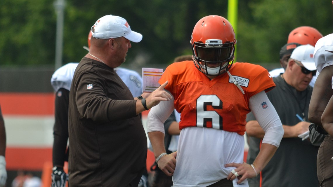 Cleveland Browns' Freddie Kitchens doesn't 'look at stats' when it comes to  struggling Baker Mayfield